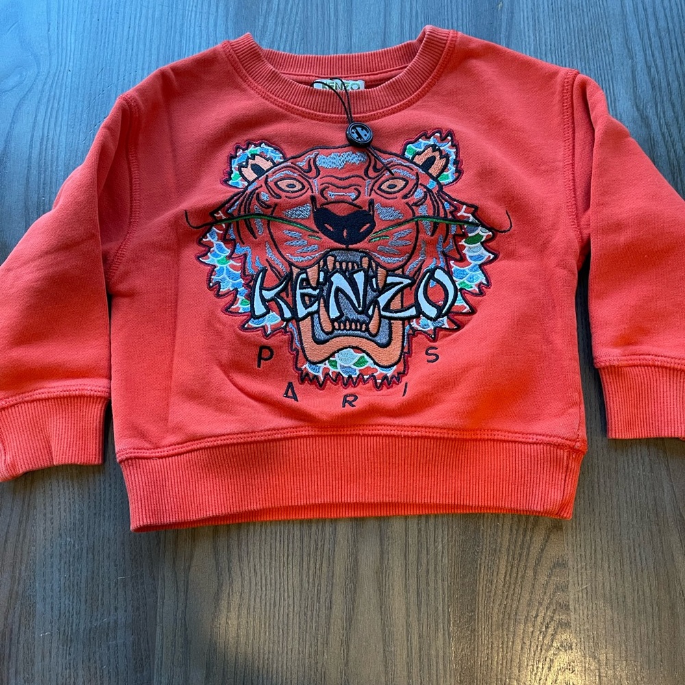 Kenzo Kids Coral Tiger Sweatshirt